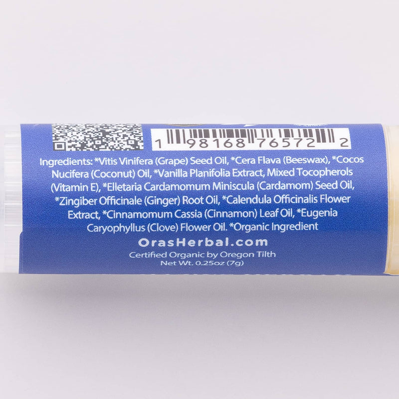 Am Yisrael Chai Lip Balm Back Label White Background