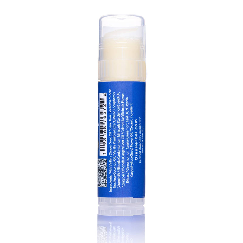 Am Yisrael Chai Lip Balm Back Label White Background