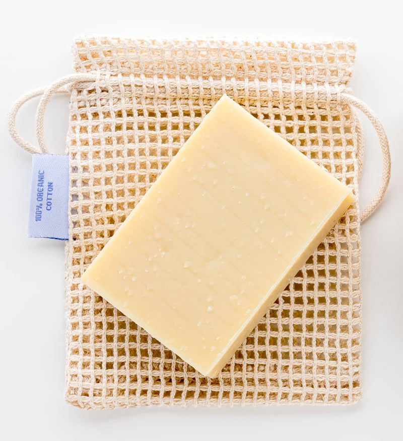 Organic Cotton Soap Saver Bag