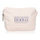 Organic Cotton Zipper Pouch White Background