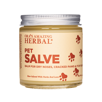 Pet Salve 4oz Jar White Background