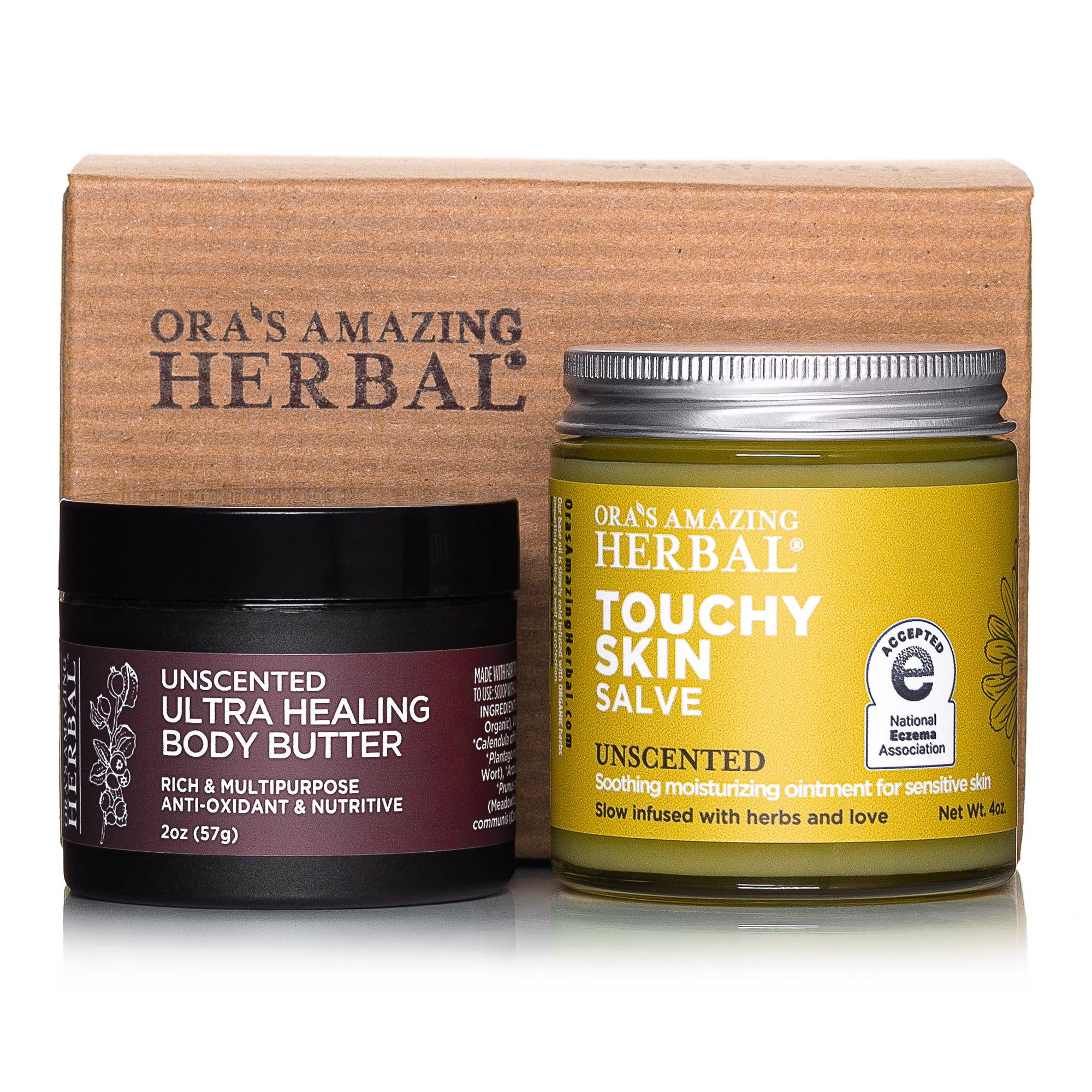 Salve and Body Butter for Eczema Care Set | Ora's Herbal