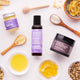 Baby and Mama Belly Care Set Travel Size Lifestyle Texture Indoor