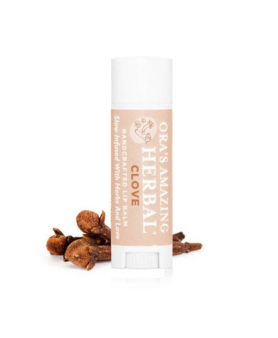 Clove Lip Balm White Background