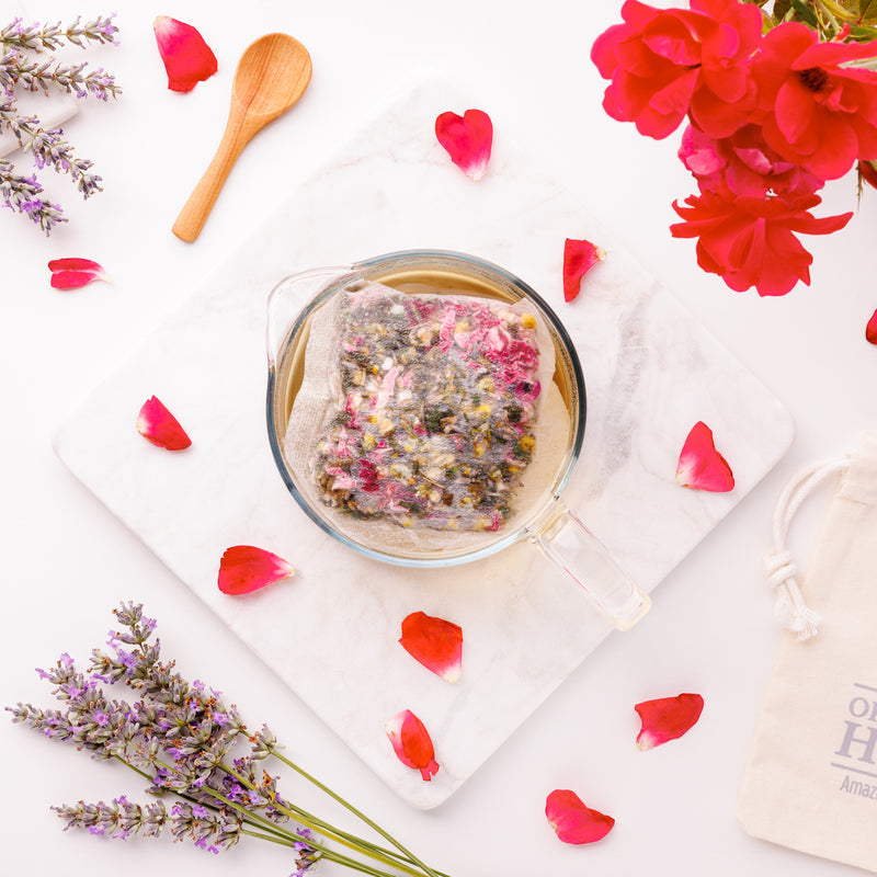 Pro-Choice Luxurious Relaxing Herbal Bath Tea 2 Pack in Water Lifestyle Texture Herbs