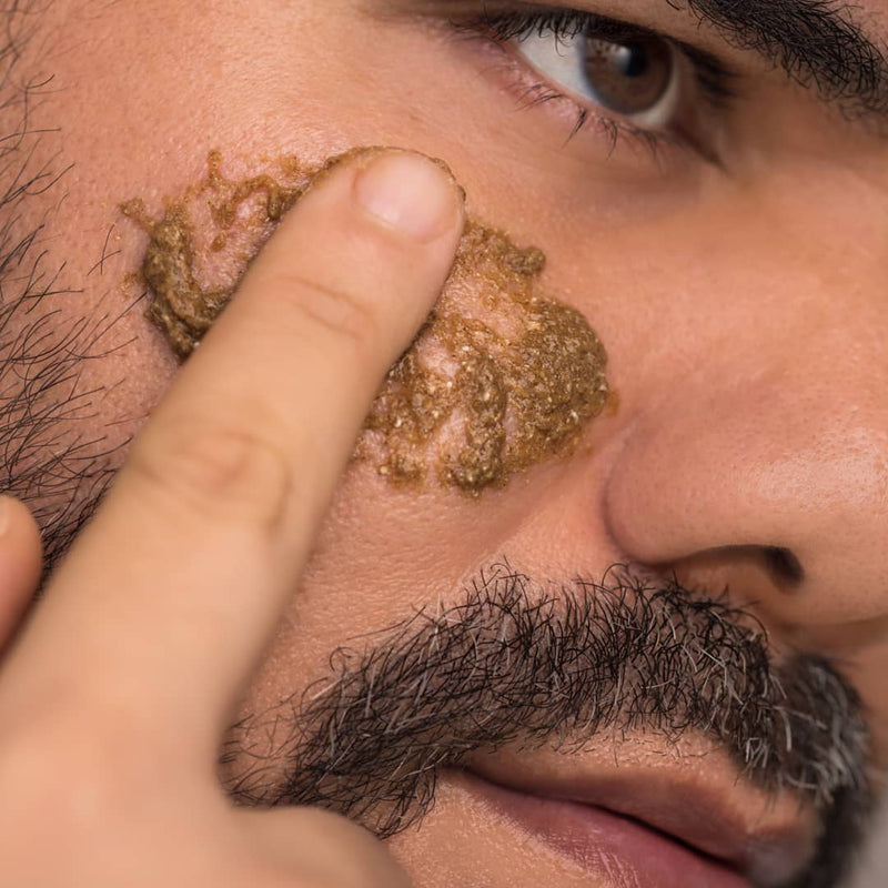 Slippery Mallow Mask Indoor Male Model Lifestyle
