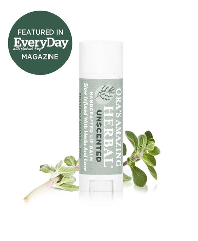 Unscented Lip Balm White Background