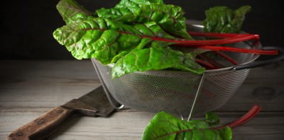 Yummy Swiss Chard Recipe (It's A Superfood) And Why You Don't Need A Knife Like They Are Showing In This Photo!