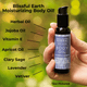 Blissful Earth Body Oil 2oz Lifestyle Outdoor Ingredients Infographic