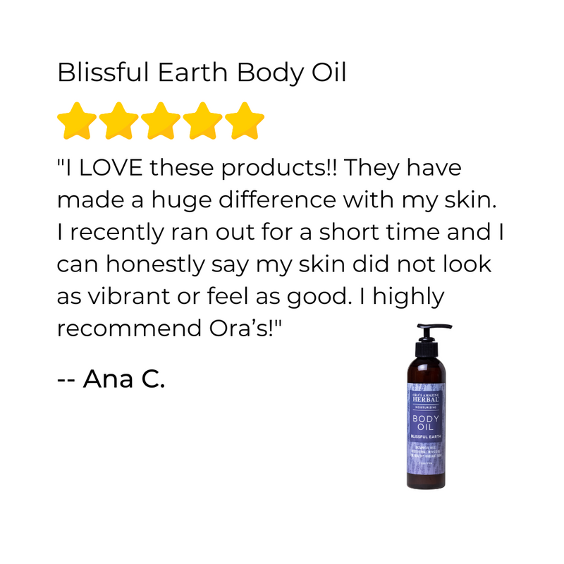Blissful Earth Body Oil Product Review