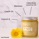 Calendula Salve 4oz Lifestyle Indoor Infographic Ingredients