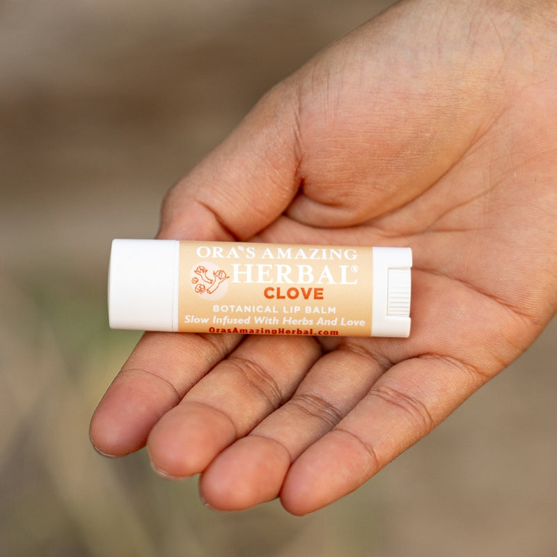 Clove Lip Balm Lifestyle Outdoor Human Hand Wall
