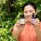 Draw Nourish and C Facecare Duo Lightweight Daily and Rejuvi C Mask Lifestyle Outdoor Female Model