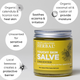 Eczema Cream Salve and Butter Unscented Eczema Care Set Touchy Skin Salve Bubble Image Infographic