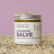 Lavender Salve 4oz Lifestyle With Soft Pink Background