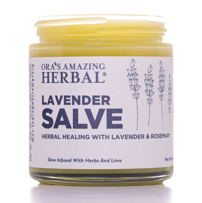 Lavender Salve 4oz White Background New No Lid