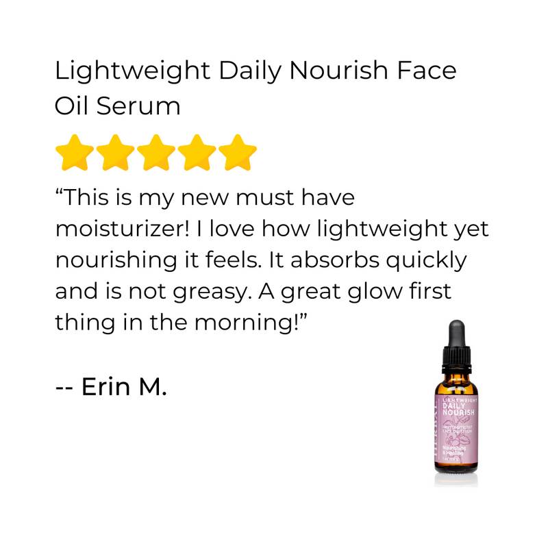 Lightweight Daily Nourish Face Oil Serum Product Review