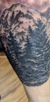 Dry and Itchy Tattoo Before Using Tattoo Salve Image 
