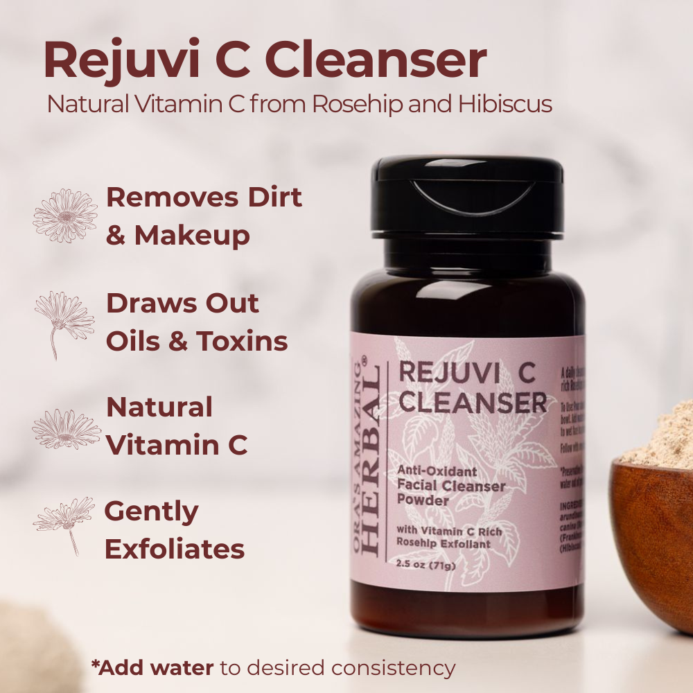 Rejuvi C Cleanser, Facial Cleansing Powder