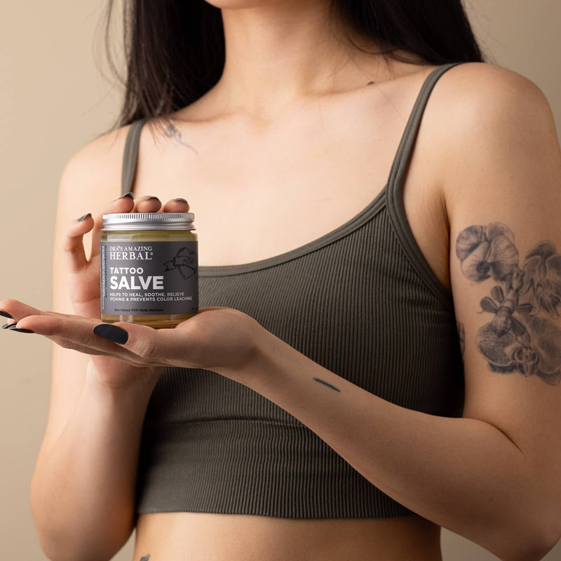 Tattoo Salve 4oz Lifestyle Indoor Human Kaylee