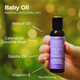 Unscented Baby Oil 2oz Lifestyle Outdoor Ingredients Infographics