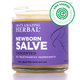 Newborn Salve with a purple label and EWG Verified logo on a white background.