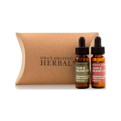 Both for your Beard Set White Background with Box 0.25oz Bottles