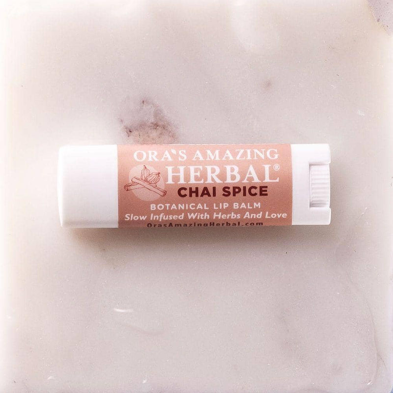 Chai Spice Lip Balm Indoor Marble Lifestyle
