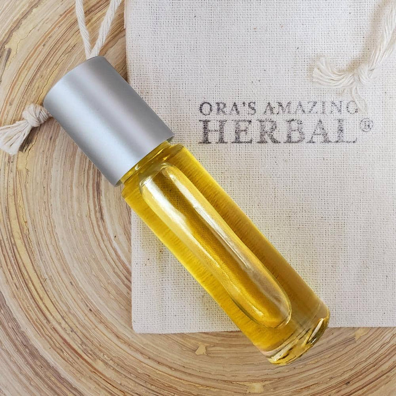 Clean Perfume Oil Laying Down with Bag Indoor Lifestyle 0.3oz Roller
