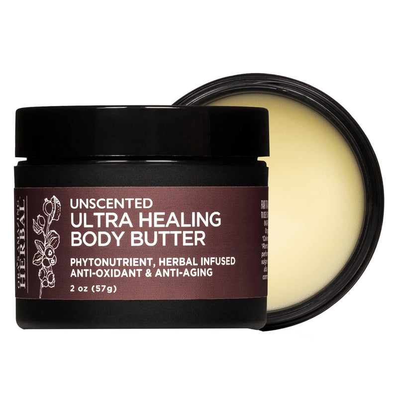 Photo of eczema unscented body butter on a white background
